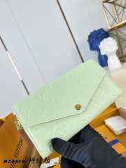 Uubags Louis Vuitton M2A359 Portefeuille Sala Wallet In Minty Cowhide leather 19x10.5x2cm - 6