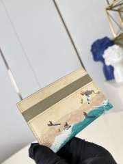 Uubags Louis Vuitton M2A350 Bosch Card Holder Beach Sand Color Monogram Canvas Material 11x7x1.5cm - 4