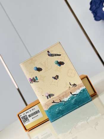 Uubags Louis Vuitton M2A349 Passport Holder In Beach Sand 10x14x2.5cm