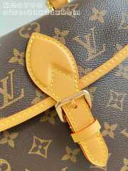 Uubags Louis Vuitton M29766 Diane Backpack Monogram Canvas Material 21x21.5x9cm - 2