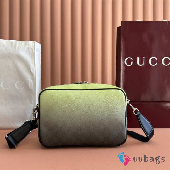 Uubags Gucci Chroma Medium Crossbody Bag Green 28.5x18x7.5cm - 1