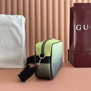 Uubags Gucci Chroma Medium Crossbody Bag Green 28.5x18x7.5cm - 6