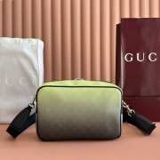 Uubags Gucci Chroma Medium Crossbody Bag Green 28.5x18x7.5cm - 5
