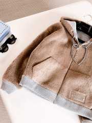 Uubags Louis Vuitton 1AJGGR Reversible Faux Fur Hoodie - 3