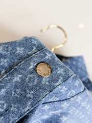 Uubags Louis Vuitton 1AKEDM Short Monogram Denim Shirt - 5