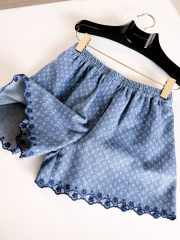 Uubags Louis Vuitton 1AKE5E Monogram Denim Mini Shorts - 6