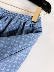 Uubags Louis Vuitton 1AKE5E Monogram Denim Mini Shorts - 2