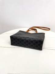 Uubags Celine small square cabas in triomphe canvas 26x23x8.5cm  - 4