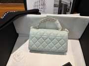 Chanel small 23p Kelly light blue bag 19x10x4.5cm - 6