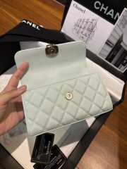 Chanel small 23p Kelly light blue bag 19x10x4.5cm - 3