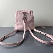 Uubags Balenciaga Le City backpack mini in petal pink Arena lambskin, brass hardware 23x22x11cm - 5