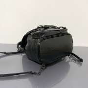 Uubags Balenciaga Le City backpack mini in black Arena lambskin, brass hardware 23x22x11cm - 4