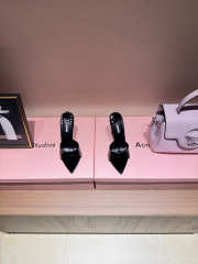 Uubags Le Silla Bella black patent mules 11cm - 3
