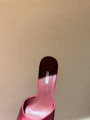 Uubags Le Silla Bella burgundy satin mules 11cm - 6