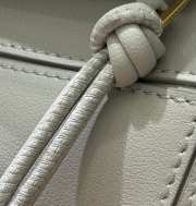 Uubags Loewe mini Puzzle bag in light grey smooth calfskin and nappa lambskin 18x8x12.5cm - 4