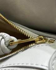 Uubags Loewe mini Puzzle bag in light grey smooth calfskin and nappa lambskin 18x8x12.5cm - 3