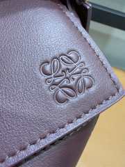 Uubags Loewe small Puzzle bag in dark burgundy smooth calfskin and nappa lambskin 24x10x14cm - 3