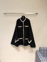 Uubags Chanel 25K black cape coat - 1