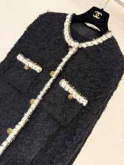 Uubags Chanel 25K black cape coat - 4
