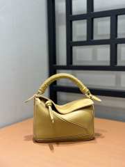 Uubags Loewe mini Puzzle bag in sand mellow calfskin 18x8x12.5cm - 4
