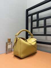 Uubags Loewe small Puzzle bag in sand mellow calfskin 24x10x14cm - 5