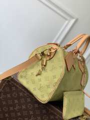 Uubags Louis Vuitton M2A411 Speedy P9 Bandoulière 25 Bag Monogram Green Dew Calfskin Leather 25x15x15cm - 6