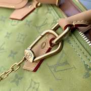 Uubags Louis Vuitton M2A411 Speedy P9 Bandoulière 25 Bag Monogram Green Dew Calfskin Leather 25x15x15cm - 5