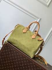 Uubags Louis Vuitton M2A411 Speedy P9 Bandoulière 25 Bag Monogram Green Dew Calfskin Leather 25x15x15cm - 2