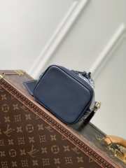 Uubags Louis Vuitton M2A150 Nano Noé Bag Monogram Emblème Monogram Bleu 13x16x10cm - 6