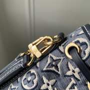 Uubags Louis Vuitton M2A150 Nano Noé Bag Monogram Emblème Monogram Bleu 13x16x10cm - 2
