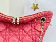Uubags Medium Dior Milly-La-Forêt Bag Fraise Puffy Macrocannage Calfskin 39x31x5cm - 2