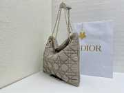Uubags Medium Dior Milly-La-Forêt Bag Sand-Colored Puffy Macrocannage Calfskin 39x31x5cm - 6