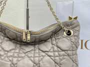 Uubags Medium Dior Milly-La-Forêt Bag Sand-Colored Puffy Macrocannage Calfskin 39x31x5cm - 5