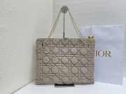 Uubags Medium Dior Milly-La-Forêt Bag Sand-Colored Puffy Macrocannage Calfskin 39x31x5cm - 4