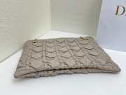 Uubags Medium Dior Milly-La-Forêt Bag Sand-Colored Puffy Macrocannage Calfskin 39x31x5cm - 3