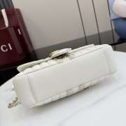 Uubags Gucci Jetset GG Marmont medium shoulder bag grey suede trim 26x15x7cm - 5