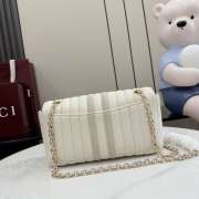 Uubags Gucci Jetset GG Marmont medium shoulder bag grey suede trim 26x15x7cm - 4