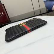 Uubags Gucci GG Marmont pouch with strap in black 26x13x1.5cm - 5