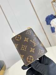 Uubags Louis Vuitton M29791 LV Charms Pocket Wallet Monogram Brown/Sunflower Yellow 9x10x2.5cm - 6