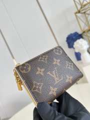 Uubags Louis Vuitton M14530 Noa Compact Wallet Monogram Brown/Blue Iris 11x8.5x1.5cm - 4