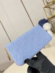 Uubags Louis Vuitton M29794 Zippy Wallet Blue Iris 19.5x10.5x2.5cm - 4