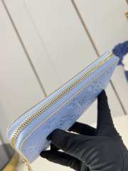 Uubags Louis Vuitton M29794 Zippy Wallet Blue Iris 19.5x10.5x2.5cm - 5