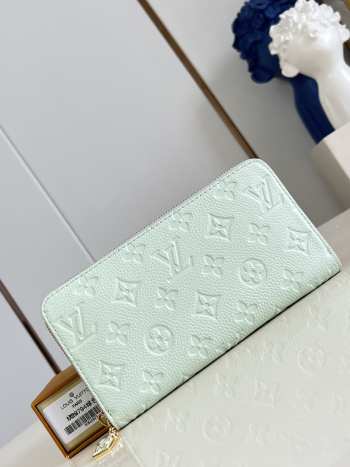Uubags Louis Vuitton M29794 Zippy Wallet Minty/Lily White 19.5x10.5x2.5cm
