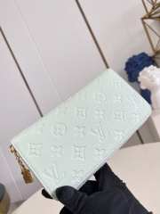 Uubags Louis Vuitton M29794 Zippy Wallet Minty/Lily White 19.5x10.5x2.5cm - 5