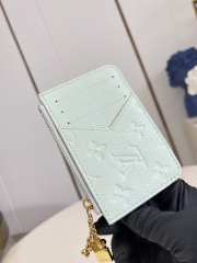 Uubags Louis Vuitton M2A045 Romy Card Holder Minty Green/Lily White 12x8x0.8cm - 6