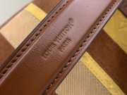 Uubags Louis Vuitton M29662 Side Trunk MM Bag Tan Calfskin Suede 23.5x16x8.5cm - 5
