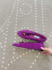 Uubags Jimmy Choo Margot Flat Violet Orchid Suede Flats In Violet Orchid - 5