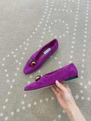 Uubags Jimmy Choo Margot Flat Violet Orchid Suede Flats In Violet Orchid - 3