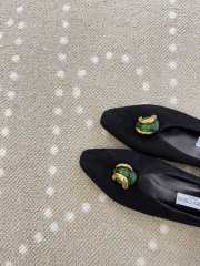 Uubags Jimmy Choo Margot Flat Black Suede Flats  - 4