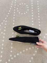 Uubags Jimmy Choo Margot Flat Black Suede Flats  - 6